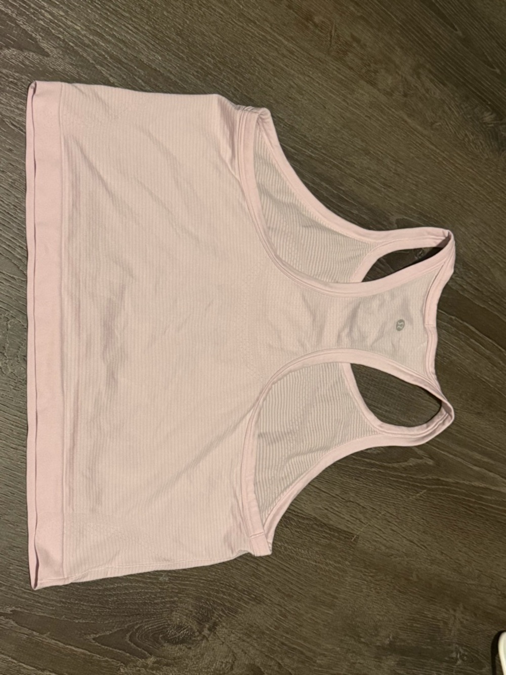 Light Pink lululemon Ribbed Racerback Crop Top - Picture 2 of 3